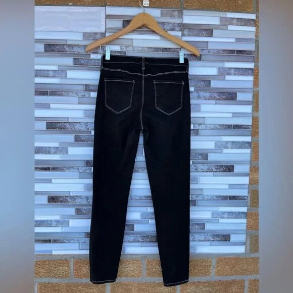 L'AGENCE Margot Skinny High Rise Noir Contrast 26 - Picture 10 of 15